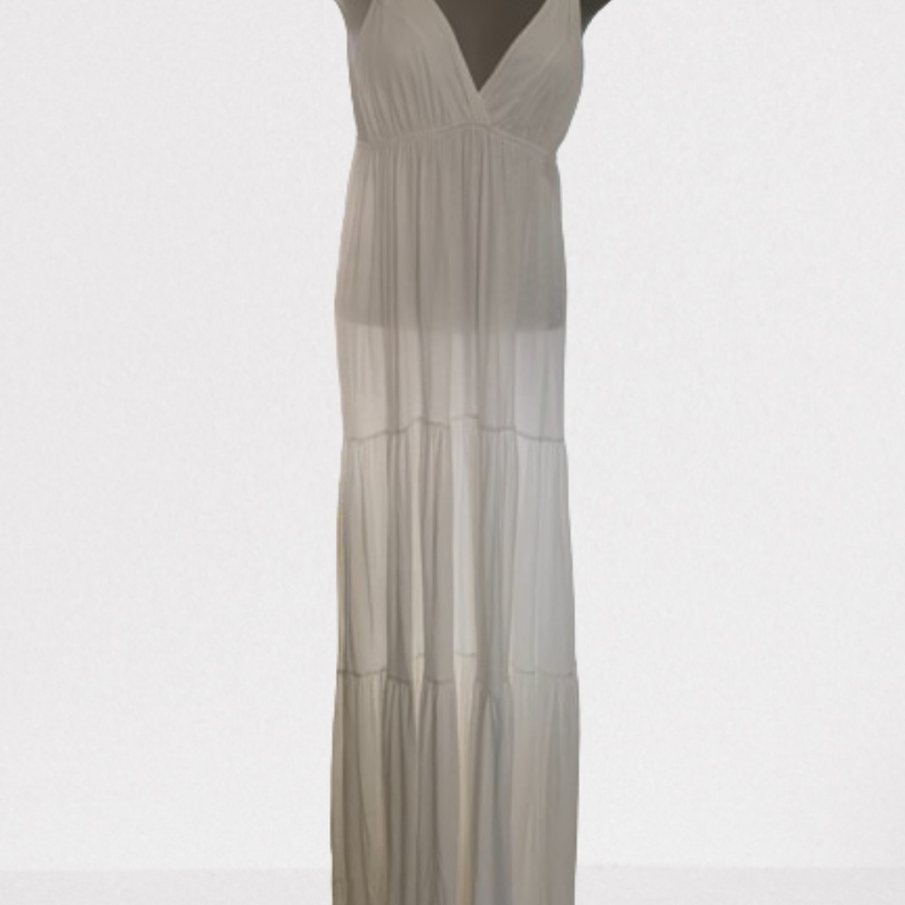 Blue Life White Maxi Dress